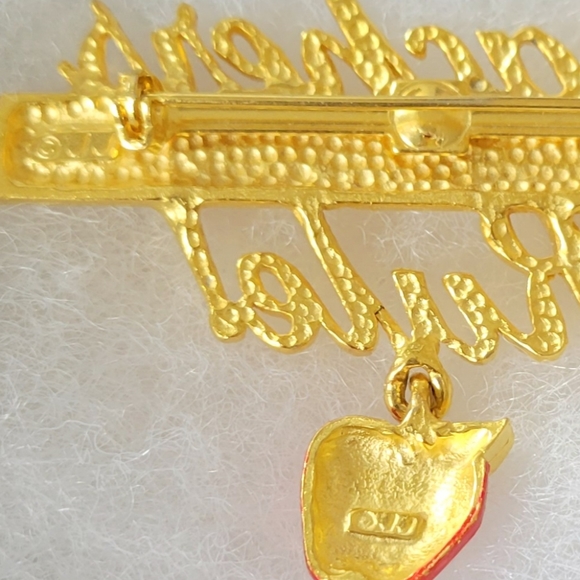 Beautiful Teachers Rule Brooch JJ Jonette - Picture 4 of 4